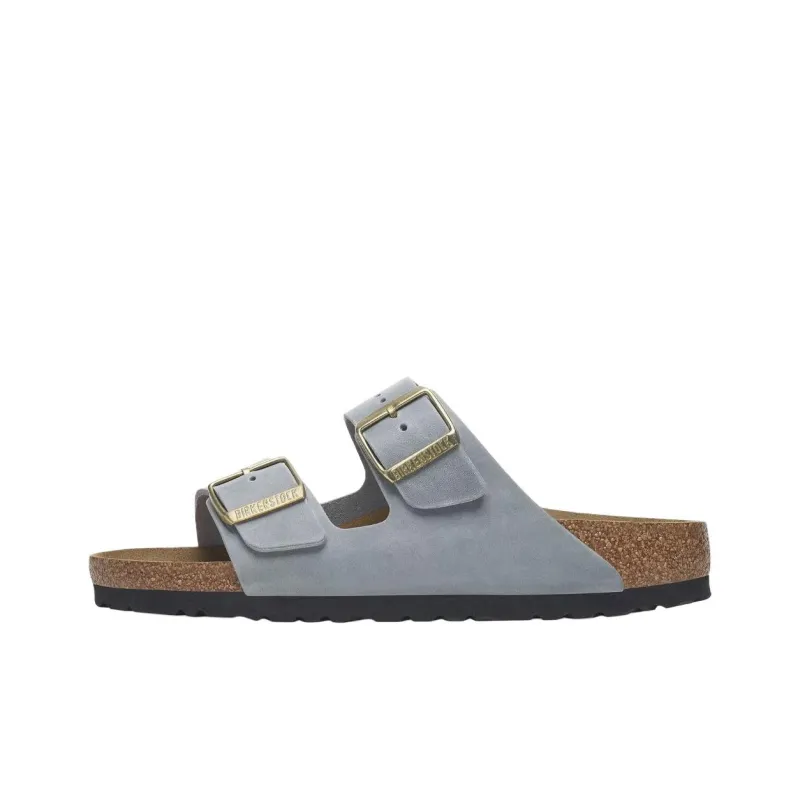 Birkenstock Arizona EVA Abrasion Resistant Slide Slippers Women's Gray Regular Loose Fit-0