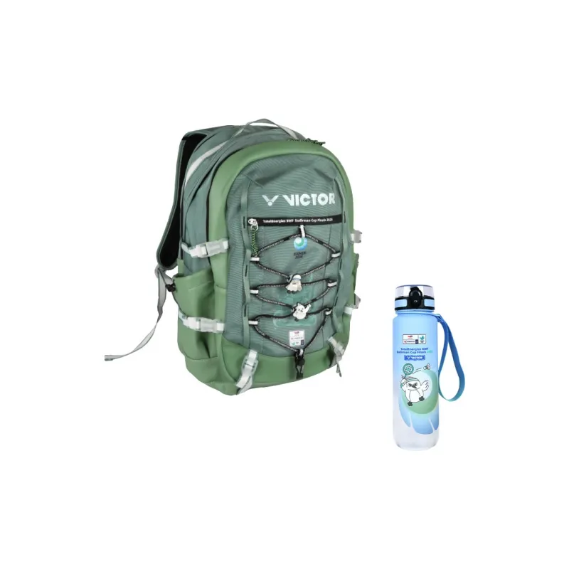 VICTOR Sudan Cup Collection Badminton Racket Bags Backpack Granite Green Unisex-6