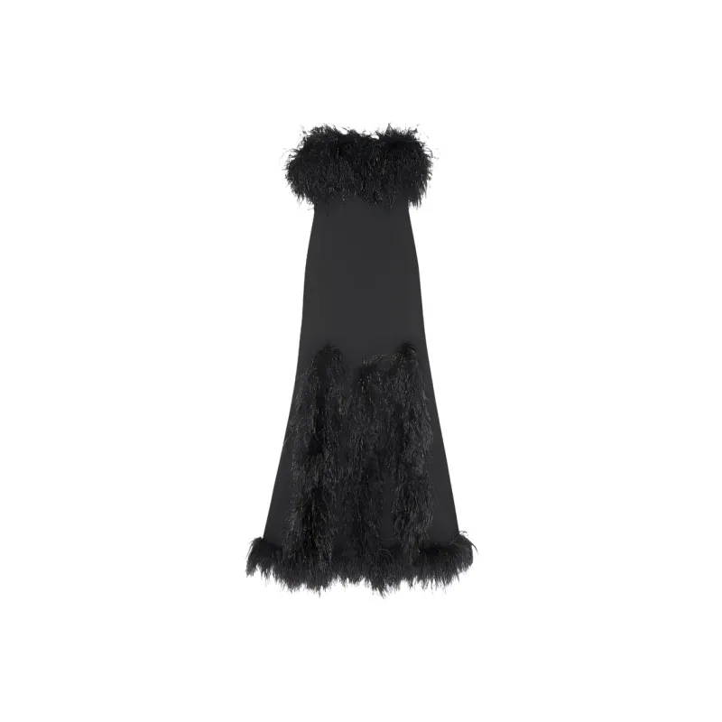 SAINT LAURENT SS22 Sleeveless Dress Women's Black-0