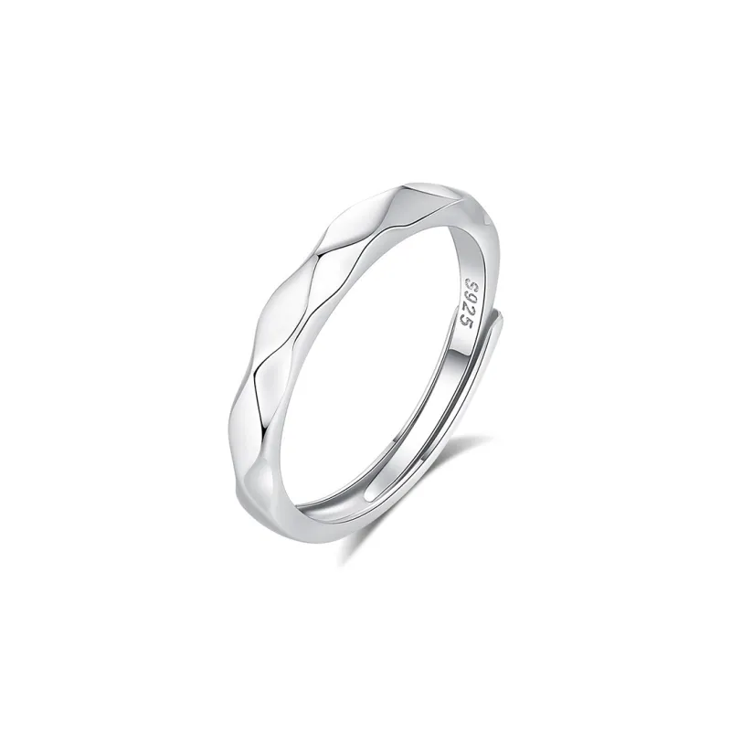JKEM 925 Sterling Silver Rings Unisex-1
