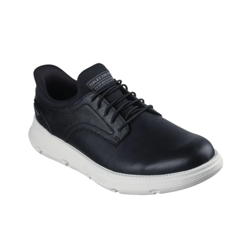 Skechers Garza Mid Top Casual Shoes Men's Black-3