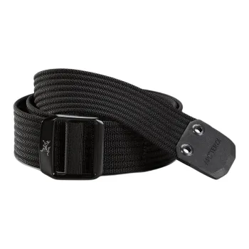 Arcteryx Nylon Webbing Belt Unisex Black Width  3.8cm