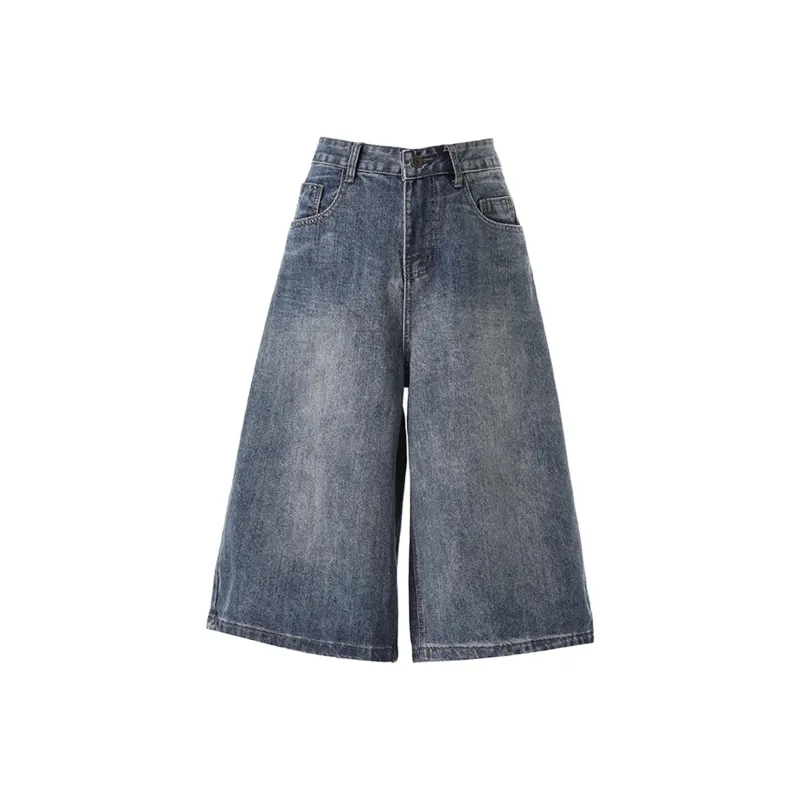 TELENT Denim Shorts Unisex Blue-1