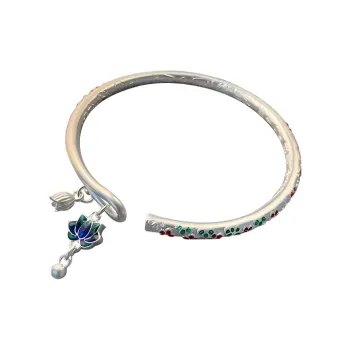 IWE 999 Fine Silver Bangles Women's