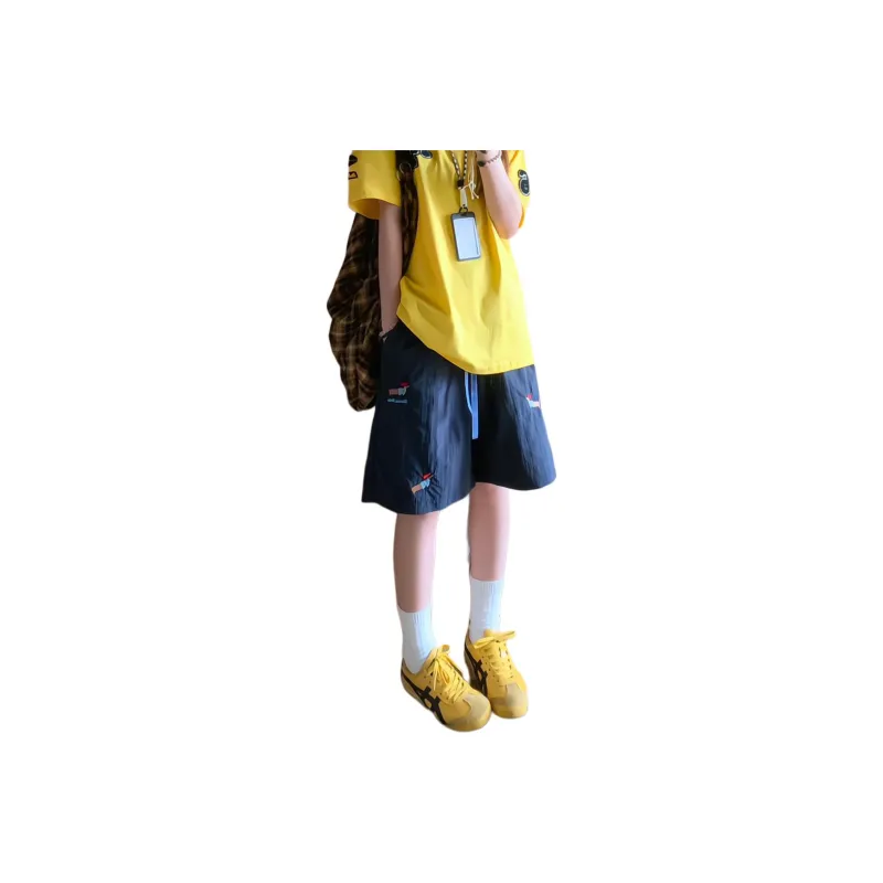 Pirkadat Casual Shorts Unisex Navy Blue-1
