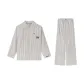 Ivory White Stripes