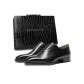 Black Leather Suitcase Style with Free Insoles