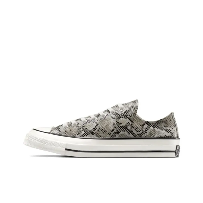 Converse Chuck 70 Anti Slip Wear Resistant Low Top Skateboard Shoes Unisex Gray-0