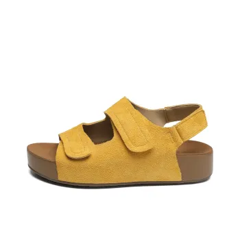 ZHR Soft And Sticky Cheese Collection One Strap Sandals 3.5cm Women's