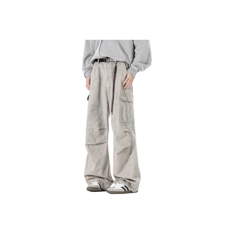 Magmode Casual Pants Unisex Apricot-2