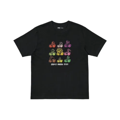 UNIQLO Super Mario Collaboration Edition T Shirts Men Black