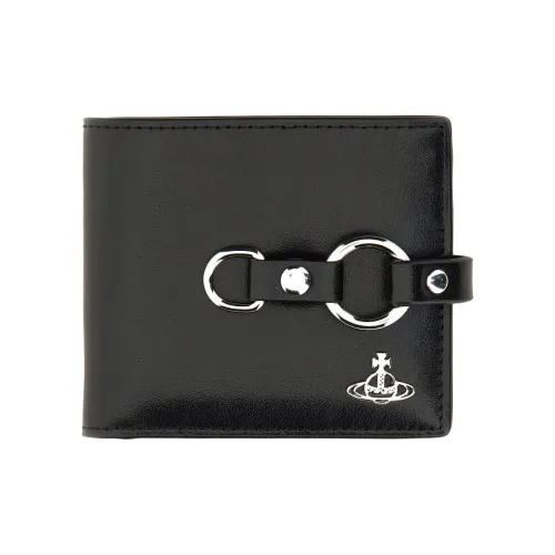 Vivienne Westwood Cow Leather Wallet Women's Black