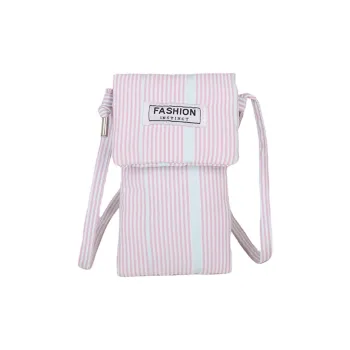 Paulinka Polyester Cell Phone Pouch, Crossbody Bag Women's Pink/Blue/Yellow