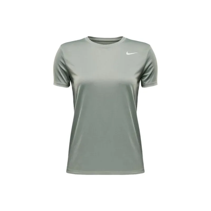 Nike T Shirt Women's Gray Green-0