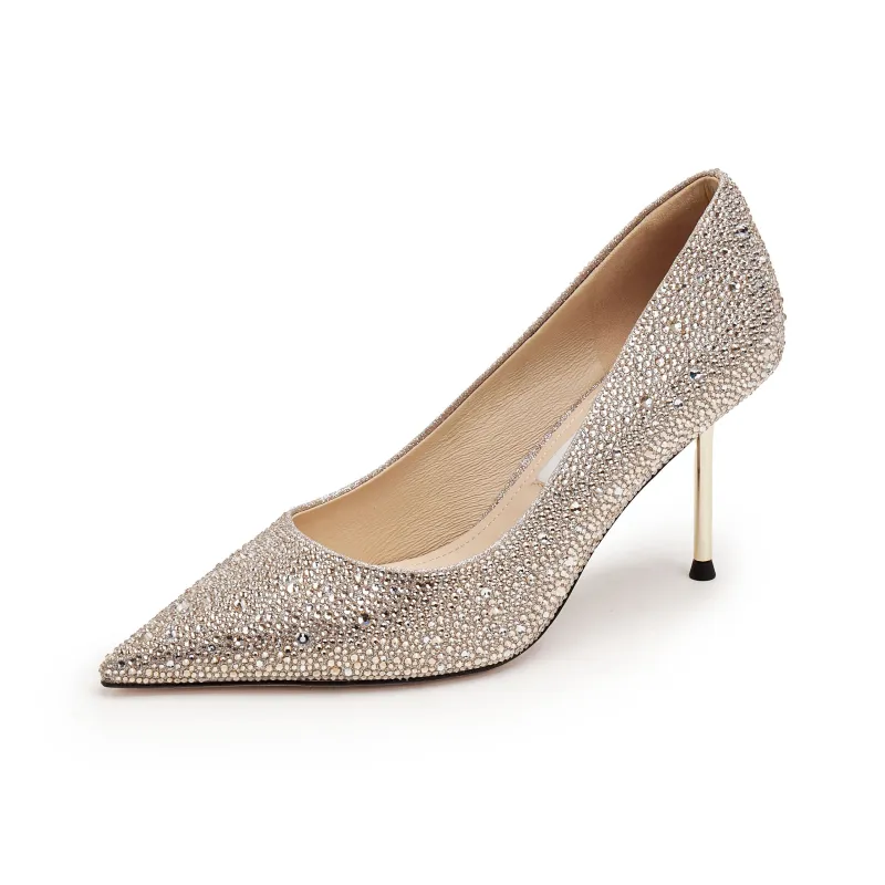 Staccato Galaxy Sparkling Slim Heel High Heels Women's-5