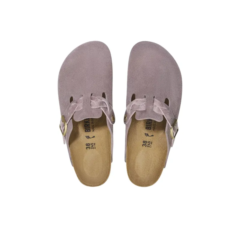Birkenstock Boston Braided EVA Abrasion Resistant Closed Toe Slippers Women's Purple Regular Loose Fit-3