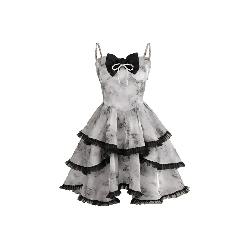 GUOZHEN Slip Dresses Women's Black-0