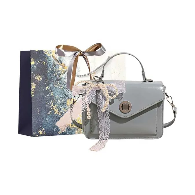 Iman's House PU Crossbody Handbag Regular Women's Blue/White/Pink/Black-0