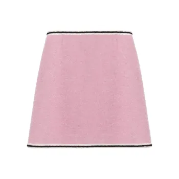 MIU MIU SS22 Casual Short Skirts Women's Pink