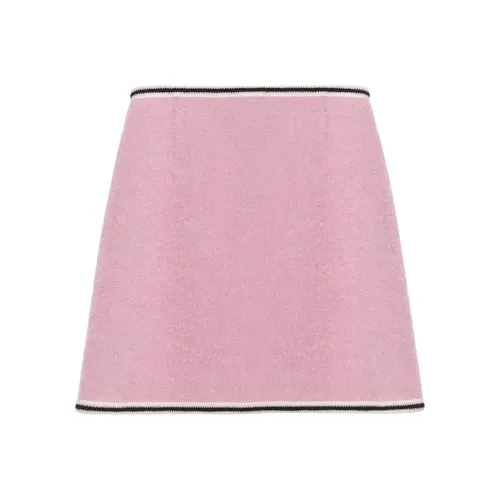MIU MIU SS22 Casual Short Skirts Women's Pink