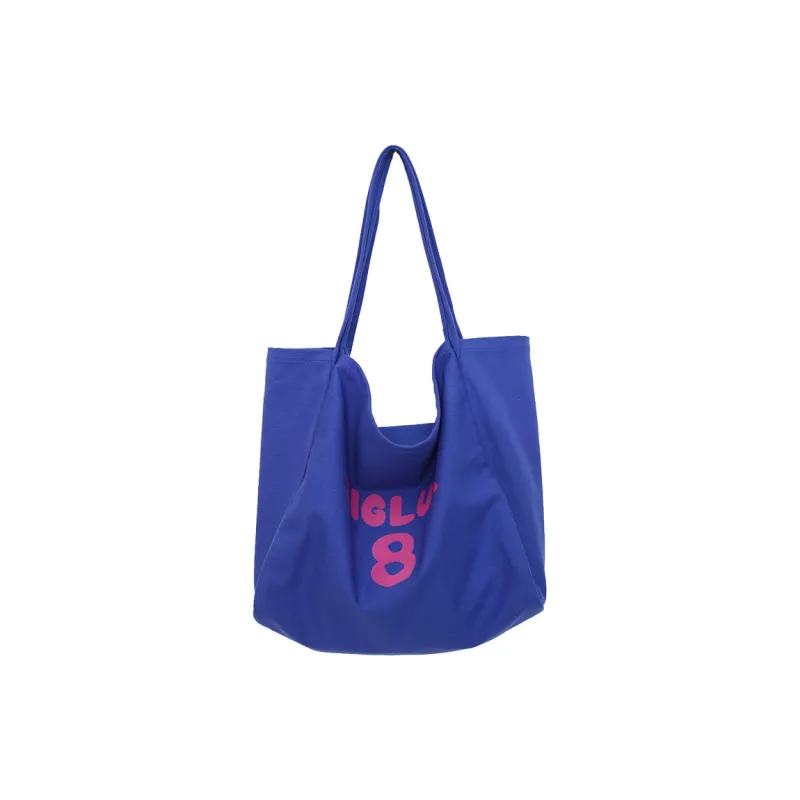 DCLOUD Canvas Tote Bag, Shopping Bag, Canvas Bag, Shoulder Bag Unisex Multicolor-9