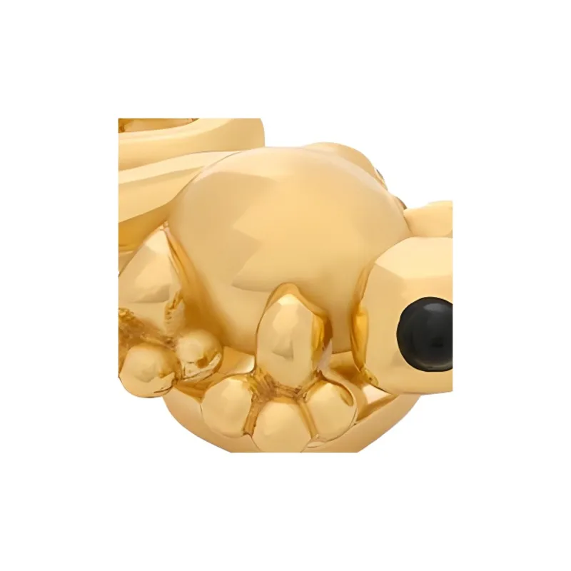 LOEWE Brass With Enamel Bag Accessory Unisex Gold-4