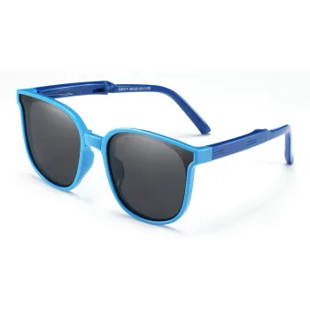 COLORE.IN TR/Memory Plastic Square Sunglasses Kids'