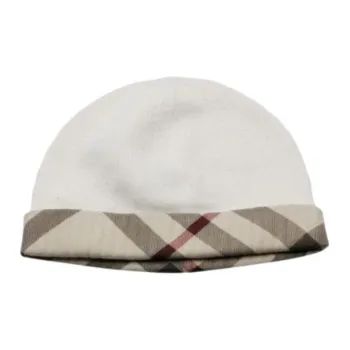 Burberry Checked Cuff Hat