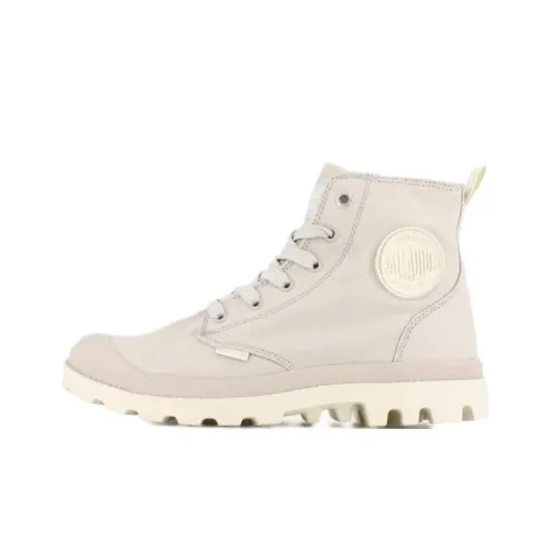 Palladium Pampa Ankle Boots Unisex Ecru