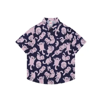 CASAMIA Shirts Unisex Dark Blue