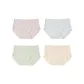 Cameo Brown+Gray Blue+Milk Green+Light Orange
