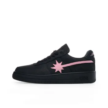Starwalk Soldier Anti Slip Wear Resistant Low Top Skateboard Shoes Unisex Black