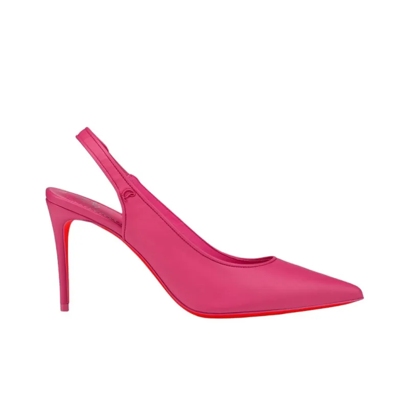 CL LUBOTING Sporty Kate Sling Slim Heel High Heels 8.5cm Women's Pink-1