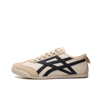 LIANGHUO Non slip Lightweight Low Top Casual Shoes Men's Beige Khaki