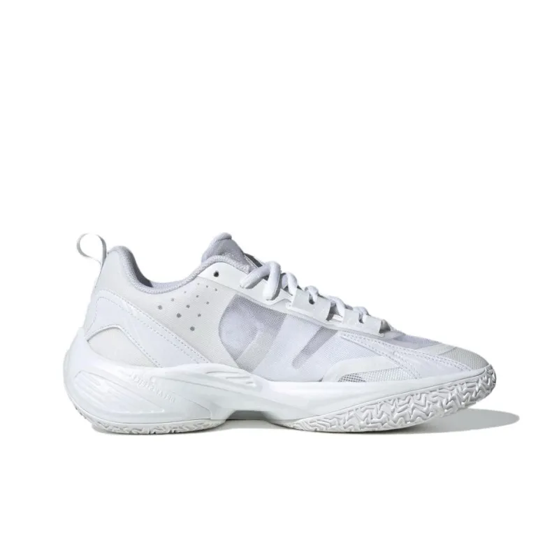 Adidas Slip Resistant Low Top Basketball Shoes Men's White-1