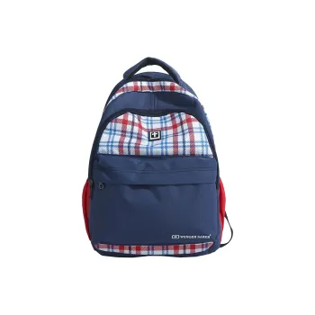 KAMLUI Nylon Backpack Unisex Dark Blue