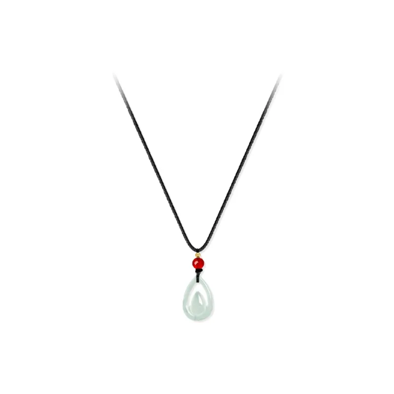JUICY GRAPE African Emerald Jade Necklaces Unisex-0