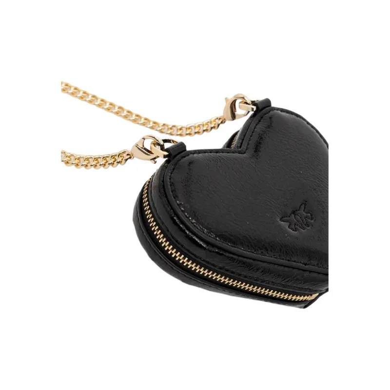 PINKO Heart shaped Cross Body Bag-4