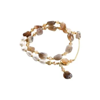 JIYAO Colored Glaze Bracelets Women's