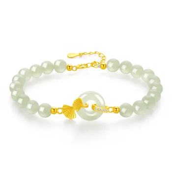 Lao Feng Xiang Natural Chalcedony Bracelets Women's