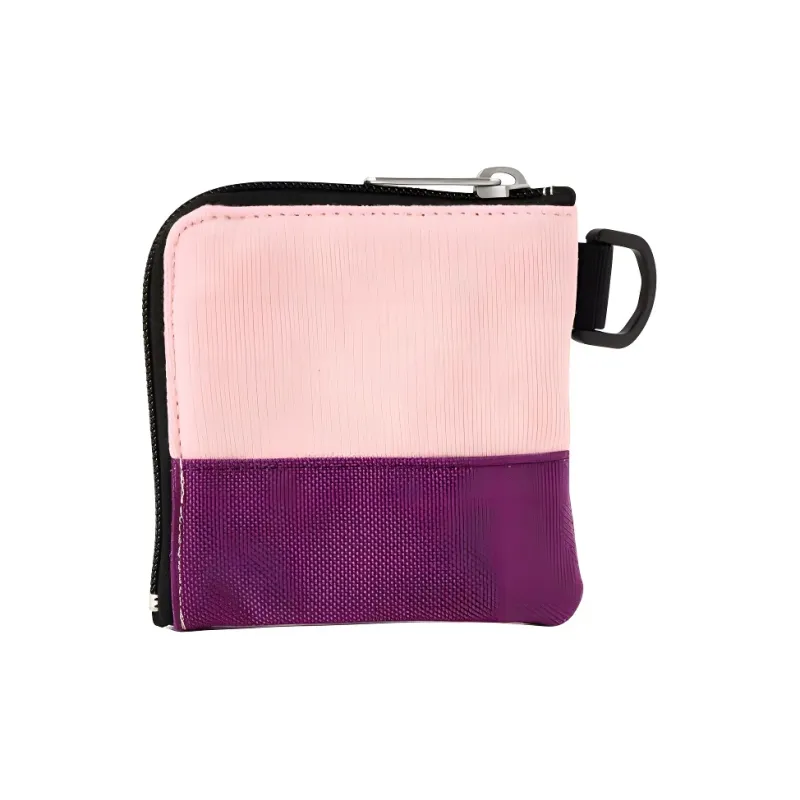 CHUMS Cotton Polyester And Nylon Blend Coin Purse Unisex Pink Multicolor Grape-2