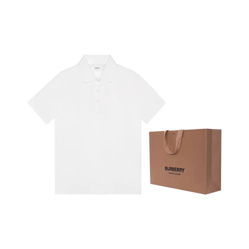 Burberry SS23 Polo Shirt Unisex White-5