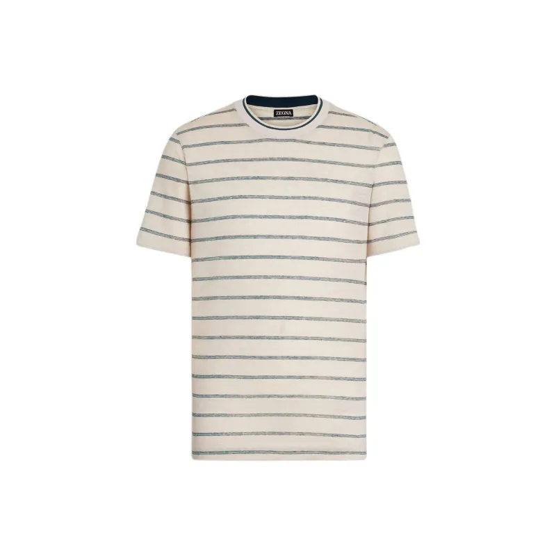Zegna T Shirt Men's Light Taupe-0