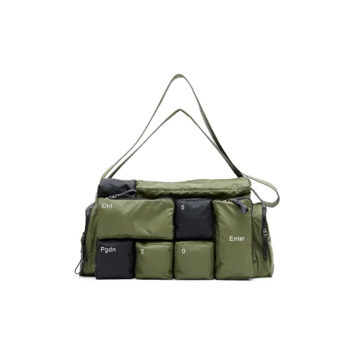 LEZENER Wet/Dry Separation Crossbody Bag Travel Bag Unisex Army Green/Classic Black/Khaki/Klein Blue/Pure Black