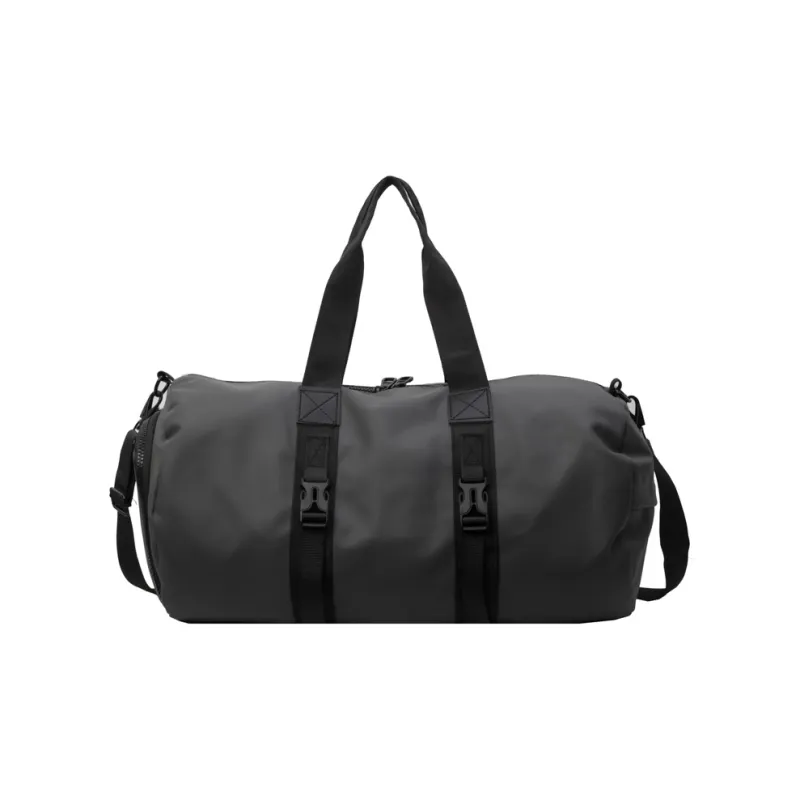 Yalu Nylon Travel Bag Unisex Black/white/dark Gray/light Gray-12