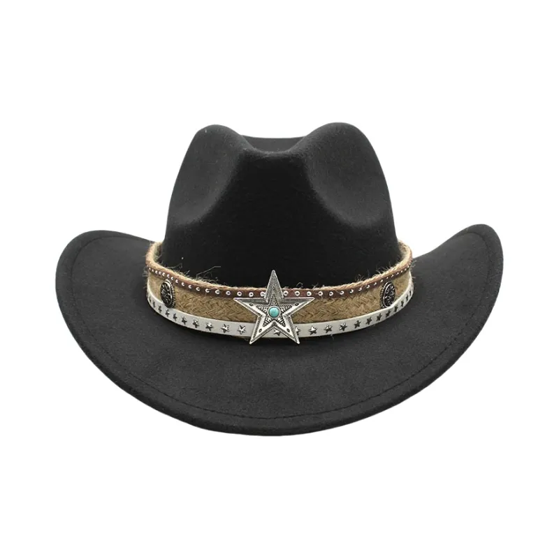 BEPOP Polyester Jazz Hat Cavalier Hat Unisex-1