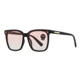 Black Frame with Gradient Pink Lens (Standard Lens)