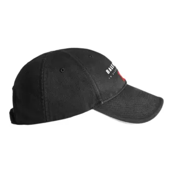 Balenciaga Cotton Baseball Caps Unisex Black