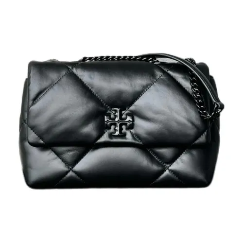 TORY BURCH Kira Cow Leather Shoulder Bag Trumpets Women's Black