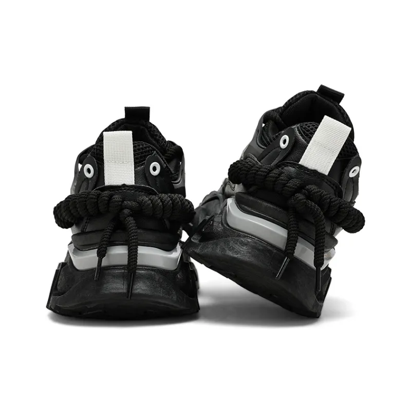 HACKBUTEER Low Top Chunky Sneakers Men's Box Included-19